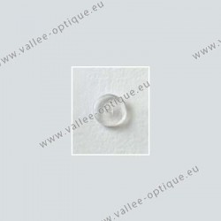 Screw on nose pads 9 mm - polycarbonate inserts - PVC - 100 pairs