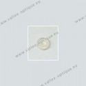 Round solid nose pads 9.5 mm - polycarbonate + silicone coating - 10 pairs