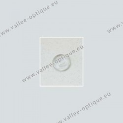 Plaquettes monobloc rondes 9,5 mm - PVC - 100 paires