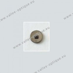 Screw on titanium nose pads 8 mm - titanium colour