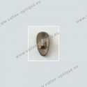 Clip on titanium nose pads 12 mm - titanium colour