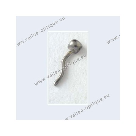 Nose pad arms for screw on nose pads - nickel plated