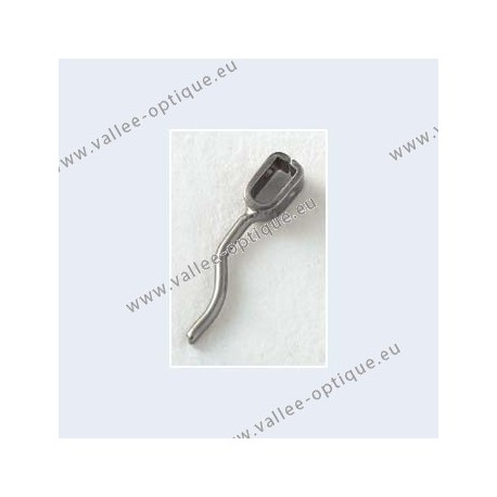 Nose pad arms for clip on nose pads - nickel plated