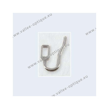 Nose pad arms for Primadonna nose pads - nickel plated