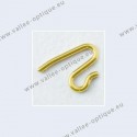 Nose pad arms for solid nose pads - gold plated