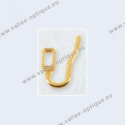 Nose pad arms for Primadonna nose pads - gold plated