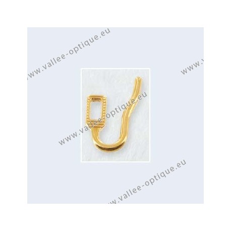 Nose pad arms for Primadonna nose pads - gold plated